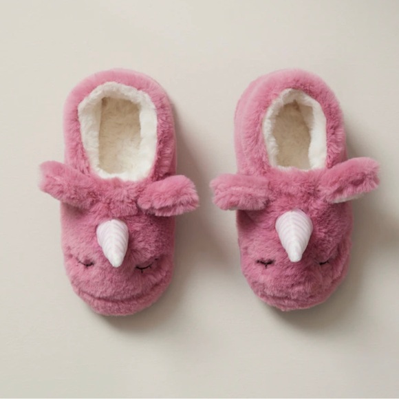 Wonder Co. Toddler Unicorn Slippers, Pink - Picture 3 of 3